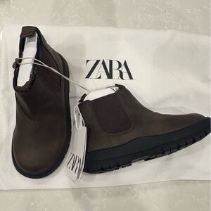 Zara Kids Dark Brown Boots